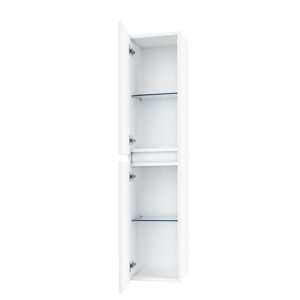 Pensile Colonna 35cm Sospesa Per Bagno Con Maniglia a Gola