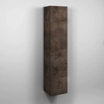 Pensile Colonna 35cm Sospesa Per Bagno Marrone Effetto Pietra