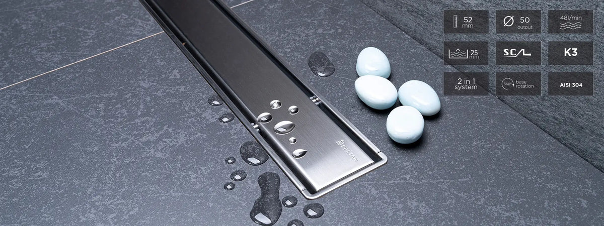 PESTAN - Canalina Di Scarico Doccia Acciaio Inox