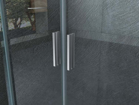 Porta Doccia 6mm Opaca Ingresso Centrale H190cm