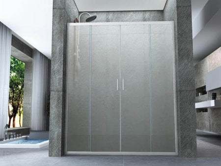 Porta Doccia 6mm Opaca Ingresso Centrale H190cm