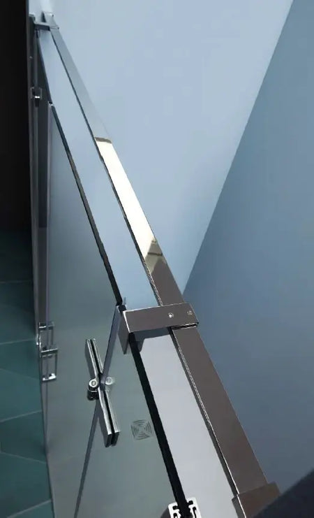 Porta Doccia Doppia Battente Anticalcare 8mm Infinity H200
