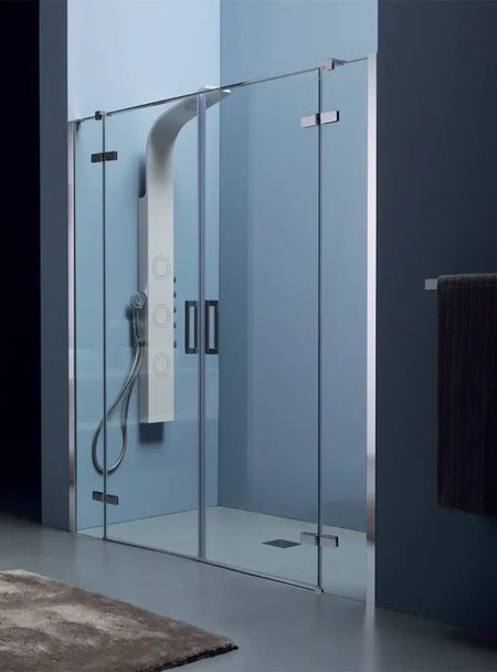 Porta Doccia Doppia Battente Anticalcare 8mm Infinity H200