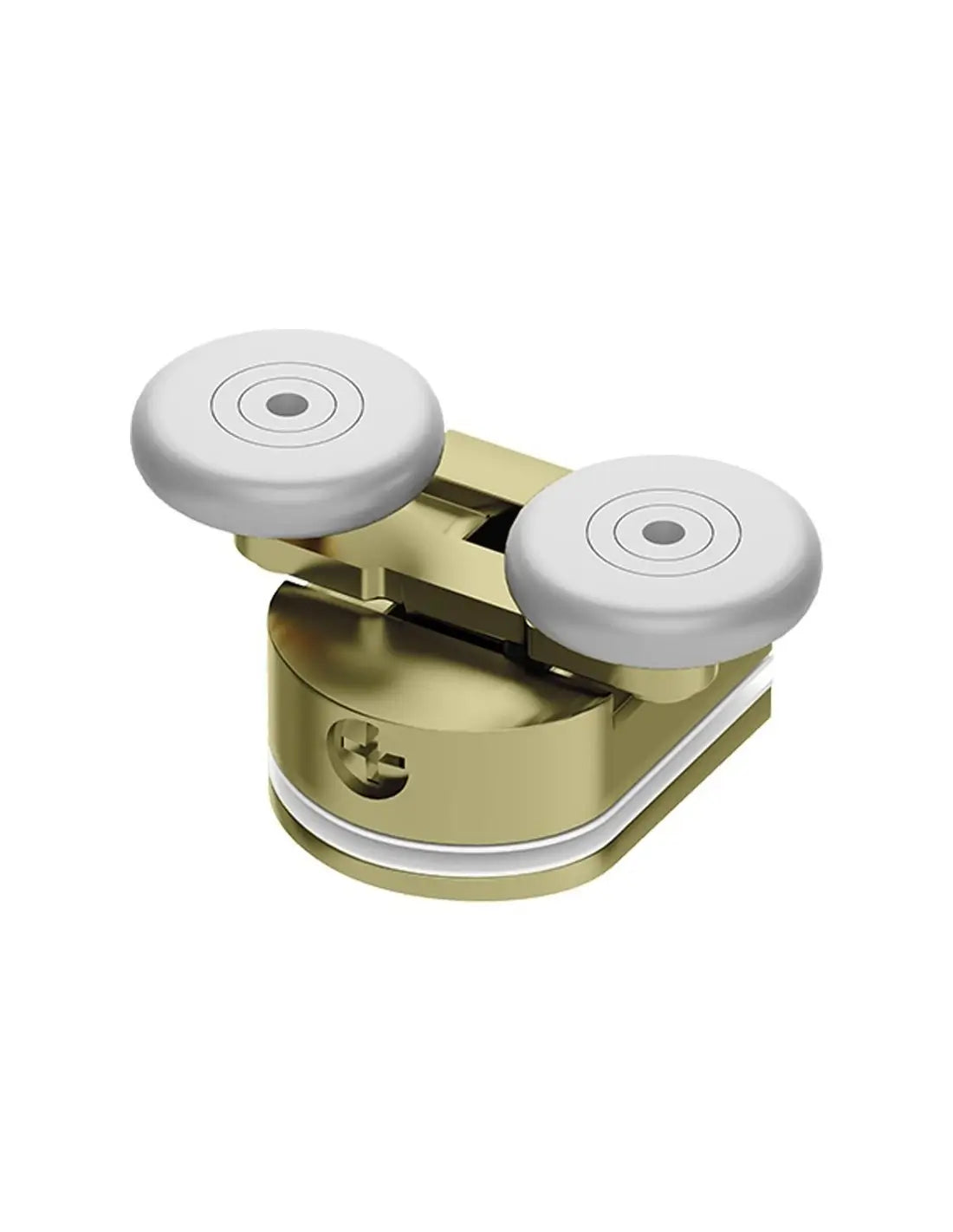 Porta Doccia Profili Oro Doppia Scorrevole H190 Trasparente - Porta Doccia Box Doccia Int.