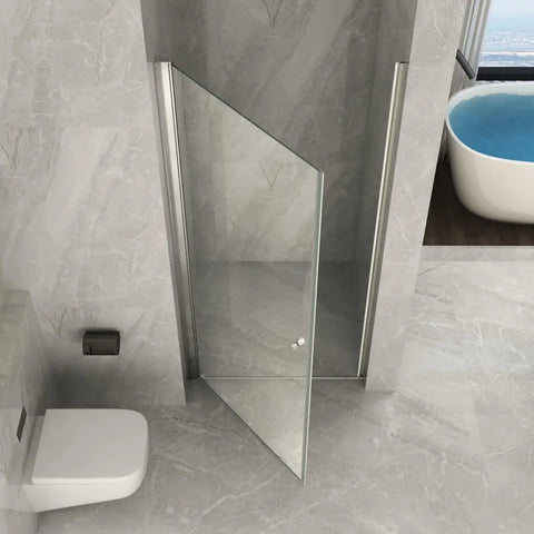 Porta Doccia Battente Frameless per Nicchia Shopbagno.it