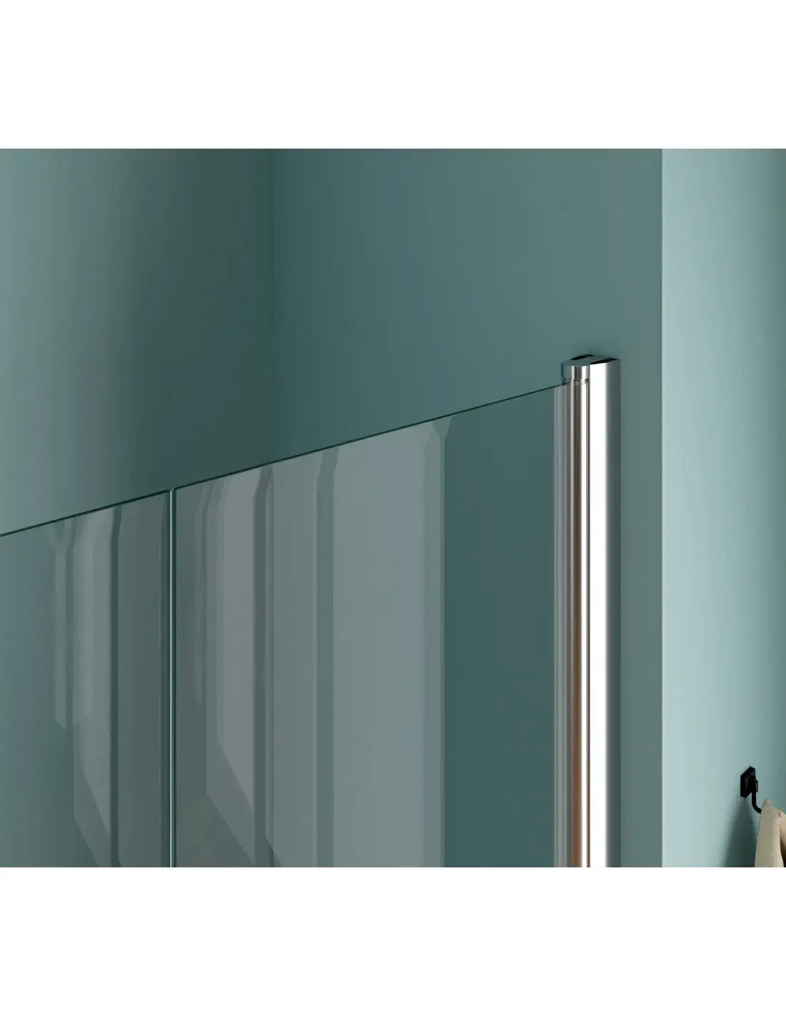 Porta Doccia H190cm Anta a Libro 6mm Apertura Interna/Esterna