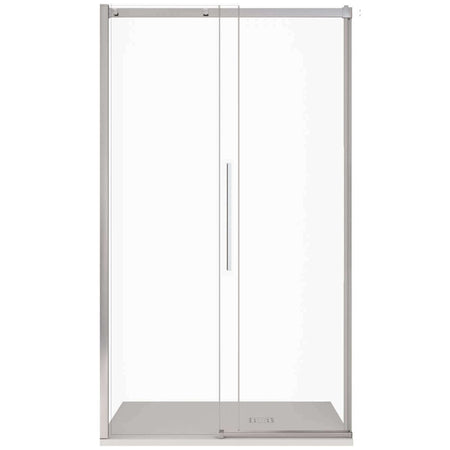 Porta Doccia Nicchia H200 Anta Scorrevole Cristallo Trasparente 8mm Trattamento Anticalcare - B8