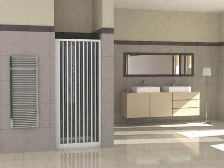 Porta Doccia PVC Nicchia a Soffietto H185