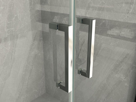 Porta Doccia Saloon 6mm Trasparente H190 Con Telaio