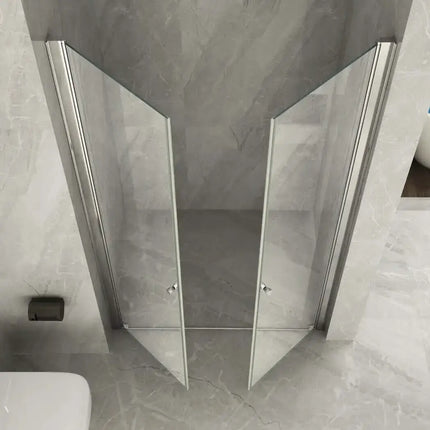 Porta Saloon Cristallo 8mm Trasparente Per Doccia a Nicchia - Nova 2.0