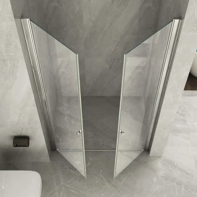 Porta Saloon Cristallo 8mm Trasparente Per Doccia a Nicchia - Nova 2.0