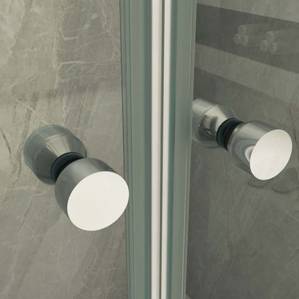 Porta Saloon Cristallo 8mm Trasparente Per Doccia a Nicchia - Nova 2.0