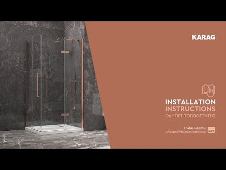 Video di installazione Karag Tinos doppia anta