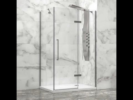 Porta Doccia Battente H200 Anticalcare Trasparente 8mm