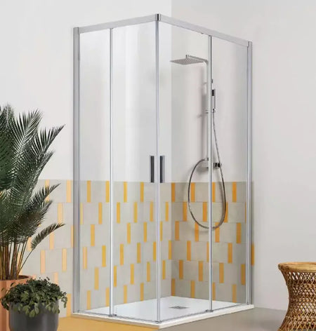 QUICK | Box Doccia 6mm Porte Scorrevoli Anticalcare Montaggio Rapido
