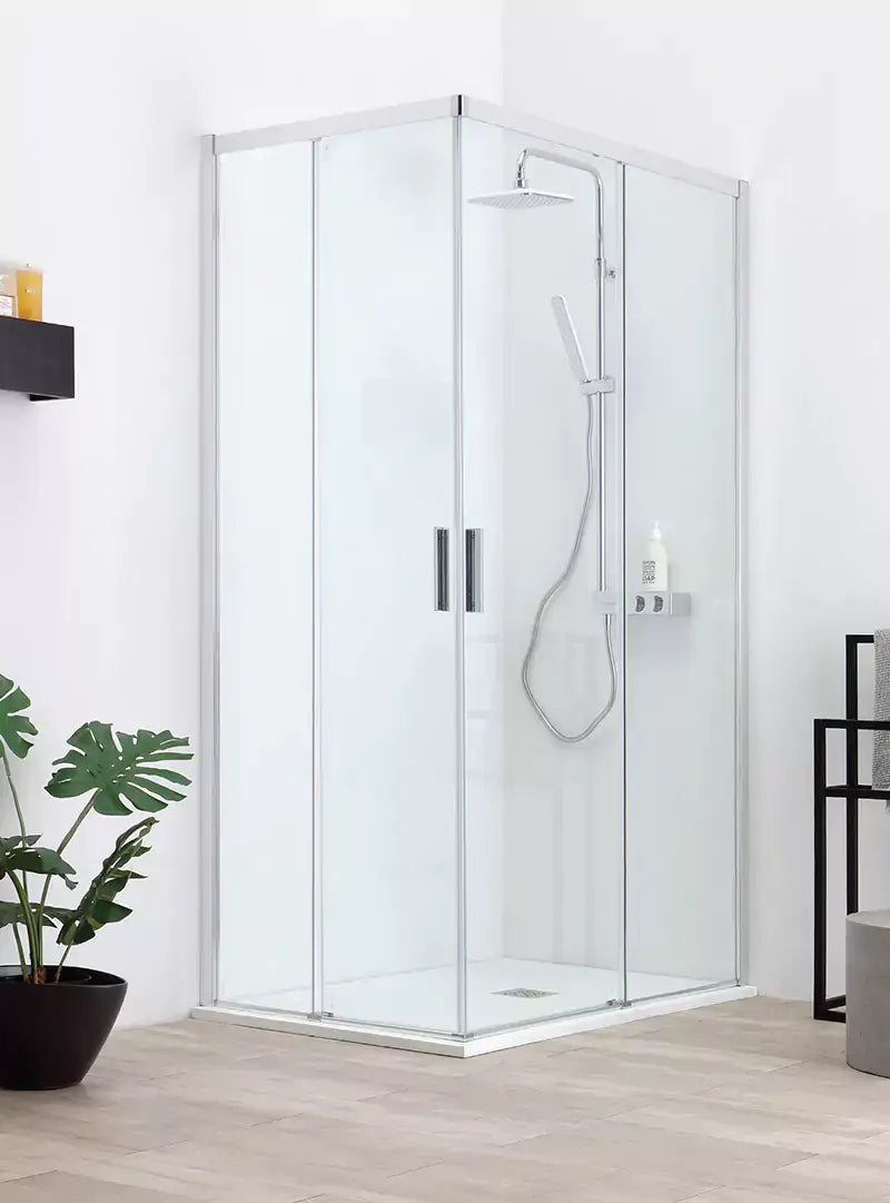 QUICK | Box Doccia 6mm Porte Scorrevoli Anticalcare Montaggio Rapido