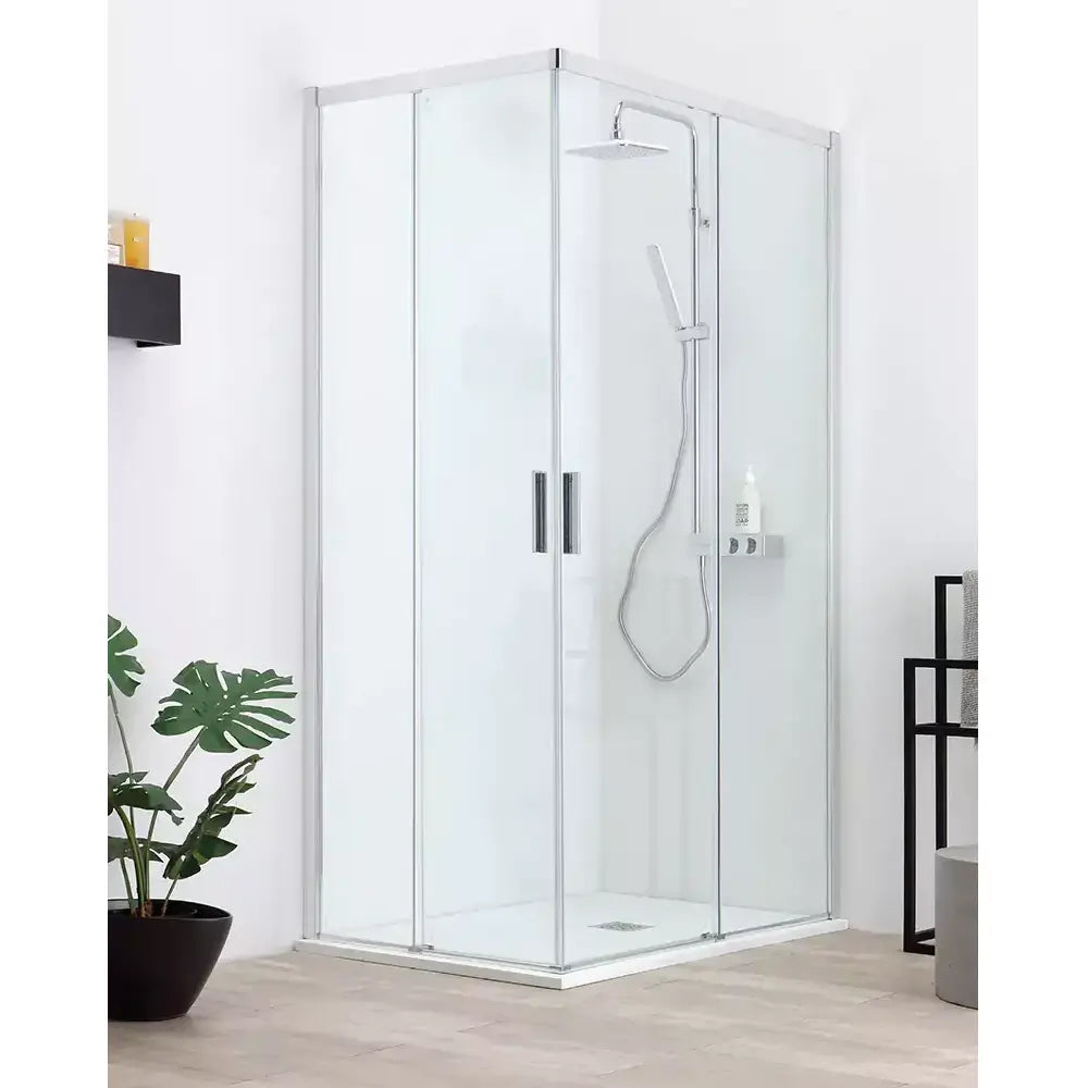 QUICK | Box Doccia 6mm Porte Scorrevoli Anticalcare Montaggio Rapido