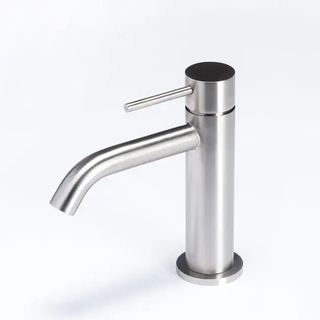 Set Rubinetteria Lavabo e Bidet Acciaio Spazzolato