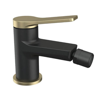 Set Rubinetteria Lavabo e Bidet Colore Nero Opaco e Bronze