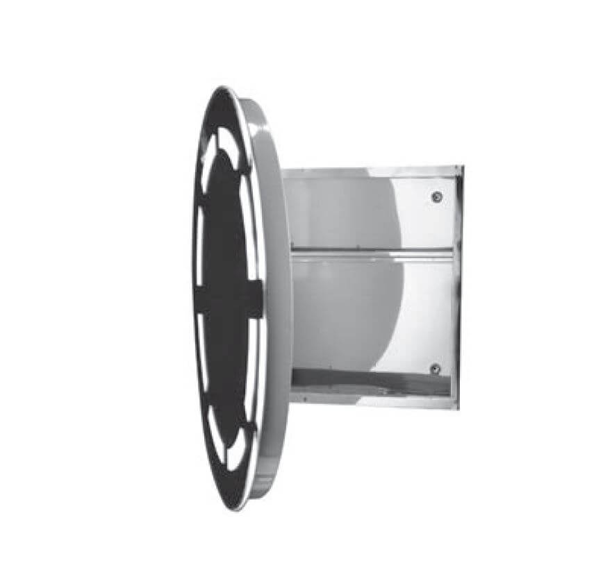 Specchiera Rotonda Per Bagno Con Luce Led E Armadio Contenitore