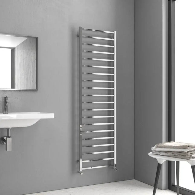 Termoarredo Scaldasalviette Cromato Design Moderno - Karnak