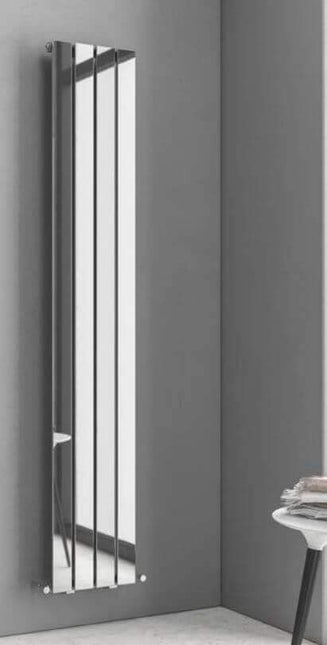 Termoarredo Radiatore Design Verticale Finitura Cromata - 180x31