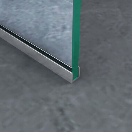 Parete Doccia Walk-In Trasparente 8mm H195cm