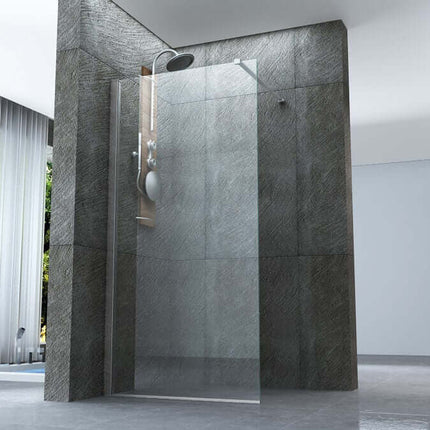 Parete Doccia Walk-In Trasparente 8mm H195cm