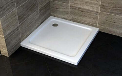 Piatto Doccia 5cm Quadrato In Acrilico Rinforzato 80x80 90x90