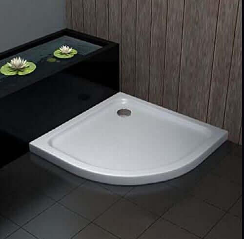 Piatto Doccia 5cm Semicircolare In Acrilico Rinforzato 80x80 90x90