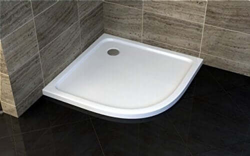 Piatto Doccia 5cm Semicircolare In Acrilico Rinforzato 80x80 90x90