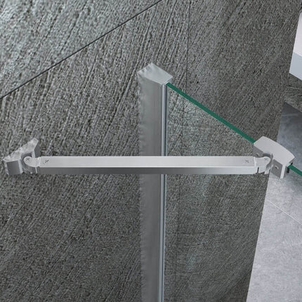 Box Doccia H195 Doppia Anta Battente Cristallo 8mm Trasparente - Taurus