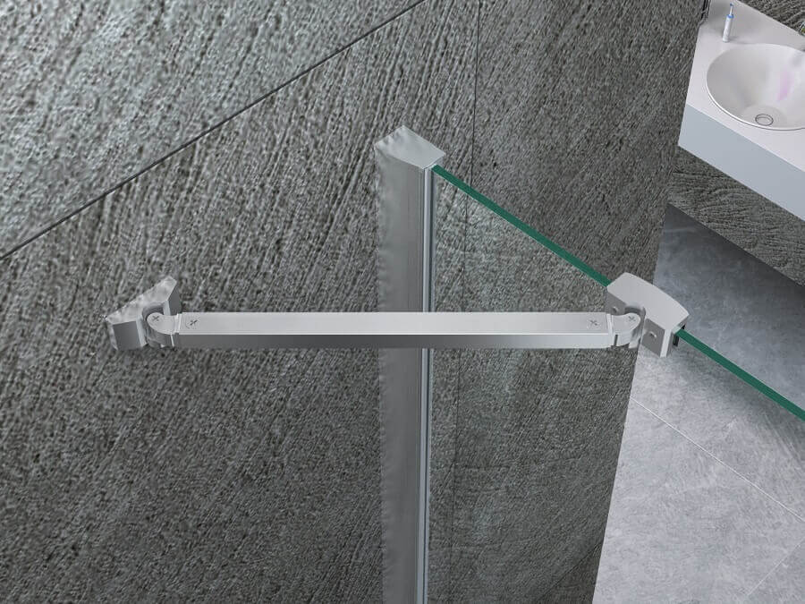 Box Doccia H195 Doppia Anta Battente Cristallo 8mm Trasparente - Taurus