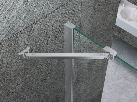 Box Doccia H195 Doppia Anta Battente Cristallo 8mm Trasparente - Taurus