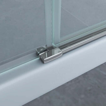 Box Doccia H195 Doppia Anta Battente Cristallo 8mm Trasparente - Taurus