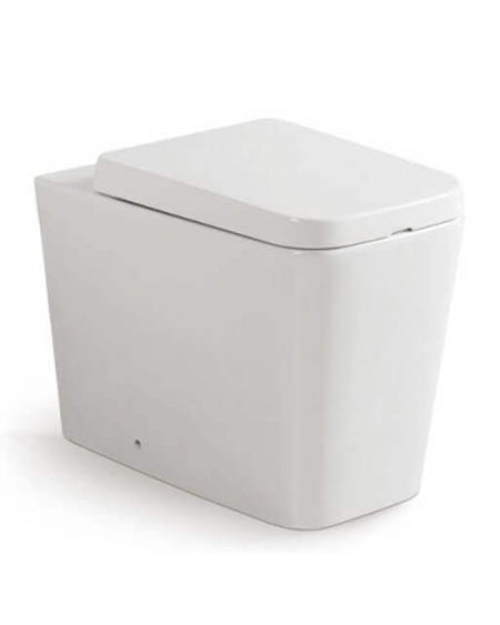 Coppia Sanitari Design Rettangolare Sospesi / A Terra Filo Muro - Shopbagno.it