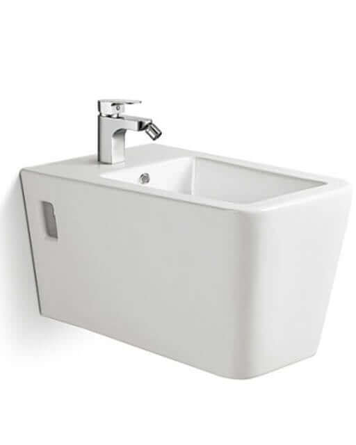 Coppia Sanitari Design Rettangolare Sospesi / A Terra Filo Muro - Shopbagno.it